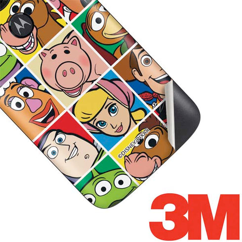 Disney Toy Story Characters Collage faces Moto E5 Play Skin